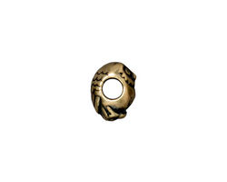 TierraCast Antique Brass (plated) Owl Euro 8x12mm