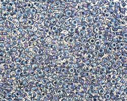 TOHO Luster Crystal (with Capri Blue Lining) Round 11/0 Seed Bead