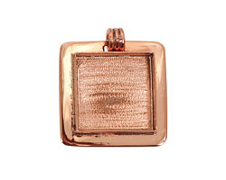 Copper Lipped Square Bezel 19mm