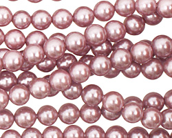 Lilac Shell Pearl Round 6mm