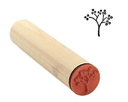 Berry Branch Mini Rubber Stamp 15x14mm