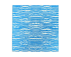 Lillypilly Turquoise Zebra Anodized Aluminum Sheet 3"x3", 24 gauge