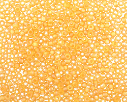 TOHO Transparent Rainbow Frosted Light Topaz Round 11/0 Seed Bead