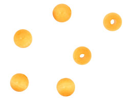 Tagua Nut Gold Round 6mm