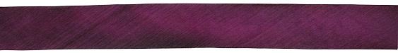African Violet Hand Dyed 100% Silk Ribbon 1"