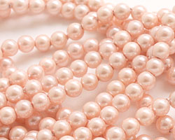 Blush Shell Pearl Round 4mm