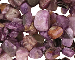Charoite Polished Pebble Drop 8-10x8-16mm