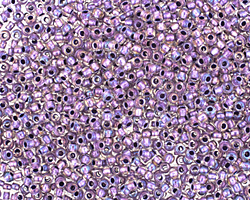 TOHO Rainbow Crystal (with Metallic Purple Lining) Round 11/0 Seed Bead