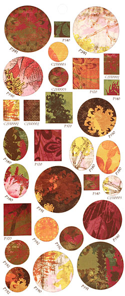 Vintaj Autumn Crush Bezel Sheet