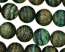 Turquoise Zebra Jasper Round 14mm