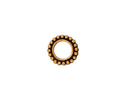 TierraCast Antique Gold (plated) 6mm Round Bead Frame 11mm