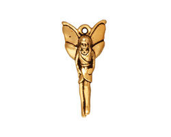 TierraCast Antique Gold (plated) Woodland Fairy 11x25mm