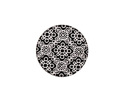 Lillypilly Black Baroque Anodized Aluminum Disc 19mm, 22 gauge