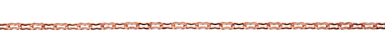 Copper (plated) Etched Peanut Chain