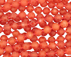 Carnelian (matte) Table Cut Round 10mm