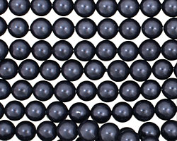 Midnight Shell Pearl Round 6mm