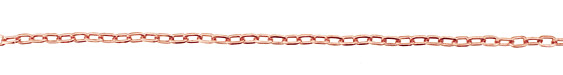Copper (plated) Oval Cable Chain