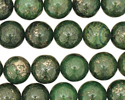 Green Chalcopyrite Round 8mm
