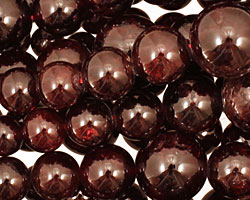 Garnet Round Graduated 6-15mm