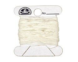 White Irish Waxed Linen 2 ply