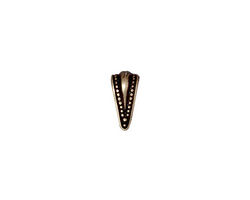 TierraCast Antique Brass (plated) Royal Pinch Bail 5x10mm