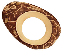 Tagua Nut Cream Open Slice 33-45x24-36mm