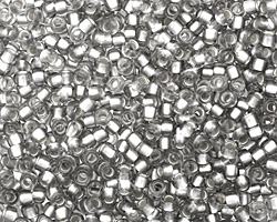 TOHO Black Diamond (with Frosted Silver Lining) Round 8/0 Seed Bead