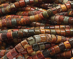 Red Creek Jasper Heishi 6mm