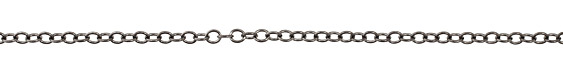 Gunmetal Oval Cable Chain