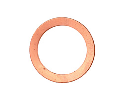 Copper Ring Blank Link 25mm