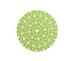 Lillypilly Lime Green Crochet Anodized Aluminum Disc 25mm, 24 gauge