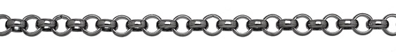 Gunmetal (plated) Rollo Chain