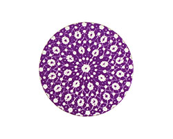 Lillypilly Purple Crochet Anodized Aluminum Disc 25mm, 24 gauge