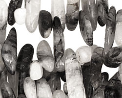 Tourmilated Quartz Stick 4-7x14-25mm