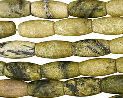 Yellow Turquoise Rice 15x8mm