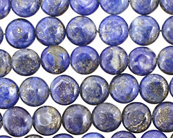 Lapis Puff Coin 8mm