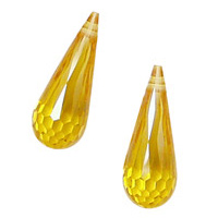 Sunshine Faceted Teardrop 7x18mm