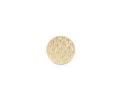 Lillypilly Gold Reeds Anodized Aluminum Disc 11mm, 22 gauge