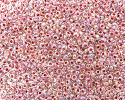 TOHO Rainbow Crystal (with Strawberry Lining) Round 11/0 Seed Bead