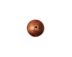 Missficklemedia Patinated Chestnut Satin Brushed Rondelle 11x17mm