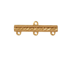 Brass Dotted Bar 1-3 Link 29x9mm