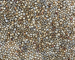 TOHO Matte Iris Gray Round 15/0 Seed Bead