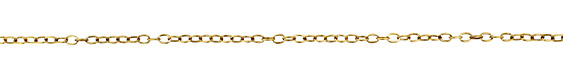 Antique Gold (plated) Oval Cable Chain