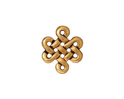 TierraCast Antique Gold (plated) Eternity Link 17x15mm