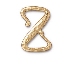 TierraCast Gold (plated) Z Hook Clasp 28x19mm