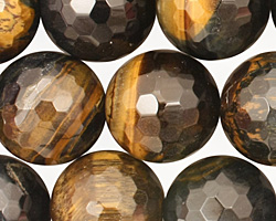 Blue Tiger Eye Faceted Round 18mm