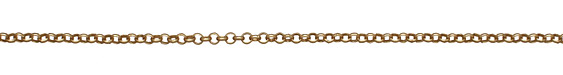 Satin Hamilton Gold (plated) Rollo Chain