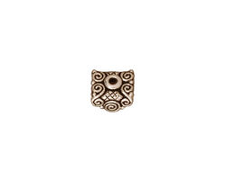 TierraCast Antique Silver (plated) Mirage Pendant Cap 8mm