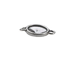 TierraCast Antique Pewter (plated) Faceted Link 21x14mm