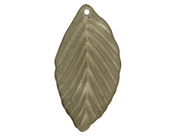Lucite Spruce Birch Leaf 18x35mm